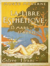 Tentoonstellingsaffiche voor La Libre Esthétique