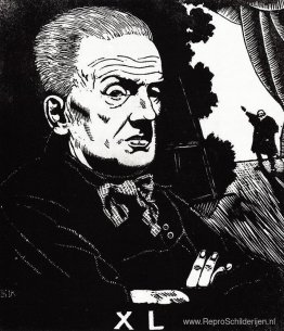 Portret van Joeri Korvin-Krukovsky Portret van Joeri Korvin-Krukovsky