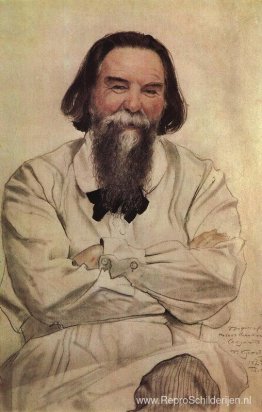 Portret van P.N. Sakulin Portret van P.N. Sakulin