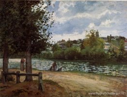 De oevers van de Oise bij Pontoise De oevers van de Oise bij Pontoise