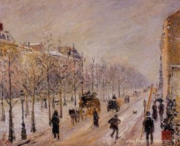 De boulevards onder de sneeuw De boulevards onder de sneeuw