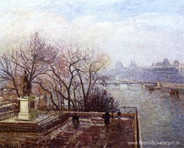 Het Louvre, Ochtend, Mist Het Louvre, Ochtend, Mist