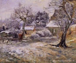 Sneeuw bij Montfoucault Sneeuw bij Montfoucault