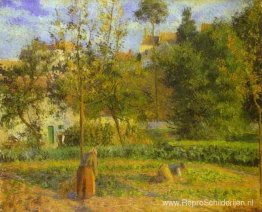 Moestuin bij Hermitage dichtbij Pontoise Moestuin bij Hermitage dichtbij Pontoise