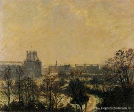 Tuin van het Louvre Sneeuweffect Tuin van het Louvre Sneeuweffect