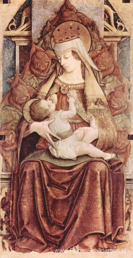 Gekroonde Madonna (gekroonde Maria lactans) Gekroonde Madonna (gekroonde Maria lactans)