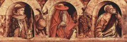 Saint Louis van Toulouse Saint Jerome Saint Peter en Saint Louis van Toulouse Saint Jerome Saint Peter en