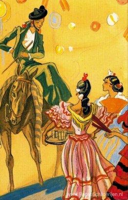 Schets voor folkscene Schets voor folkscene