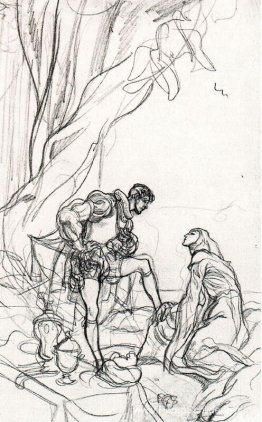 Don Juan. Studie van illustratie. Don Juan. Studie van illustratie.