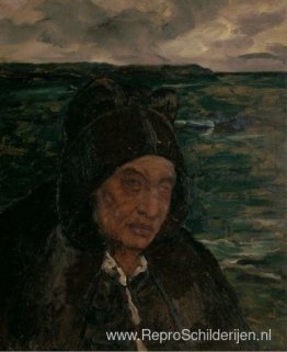 Oude vrouw van Bretagne Oude vrouw van Bretagne