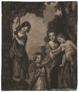 De familie Penn (Louisa Hannah Penn; John Penn; Juliana Baker (n De familie Penn (Louisa Hannah Penn; John Penn; Juliana Baker (n