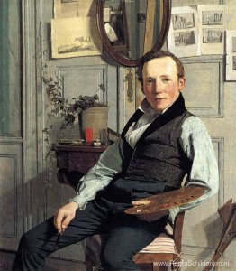 Portret van Frederik Hansen Sødring Portret van Frederik Hansen Sødring
