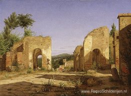 Poort in de Via Sepulcralis in Pompeii Poort in de Via Sepulcralis in Pompeii