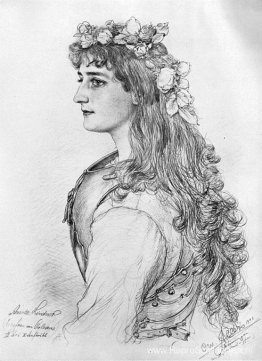 Portret van Amanda Lindner Portret van Amanda Lindner