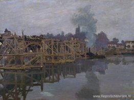 De brug in reparatie De brug in reparatie