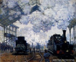 Station Saint-Lazare, buitenkant Station Saint-Lazare, buitenkant