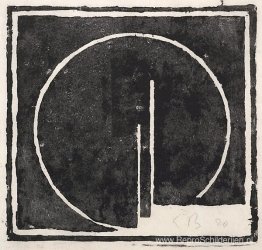 Open cirkel met twee verticale lijnen Open cirkel met twee verticale lijnen