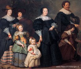Zelfportret van de kunstenaar met zijn vrouw Suzanne Cock en hun Zelfportret van de kunstenaar met zijn vrouw Suzanne Cock en hun