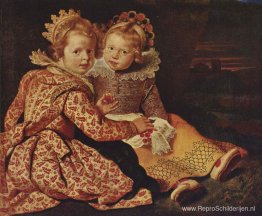 Twee dochters van de schilder Twee dochters van de schilder