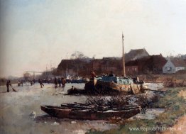 Winterpret op De Loswal, Hattem Winterpret op De Loswal, Hattem