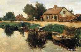 Boerderij langs het kanaal Boerderij langs het kanaal