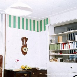 Papier collés blanco en groen Papier collés blanco en groen