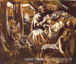 Studie voor de dood van Lady Macbeth Studie voor de dood van Lady Macbeth