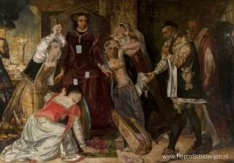 Mary, Queen of Scots, ontvangt het bevel tot executie Mary, Queen of Scots, ontvangt het bevel tot executie
