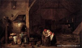 De oude man en de meid De oude man en de meid