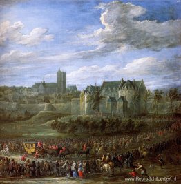 Aankomst van Christina van Zweden in Brussel Aankomst van Christina van Zweden in Brussel