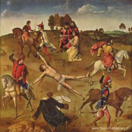 Martelaarschap van St. Hippolytus - het middenpaneel van St. Hip Martelaarschap van St. Hippolytus - het middenpaneel van St. Hip