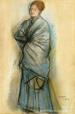 Vrouw in het blauw (portret van mevrouw Helene Rouart) Vrouw in het blauw (portret van mevrouw Helene Rouart)
