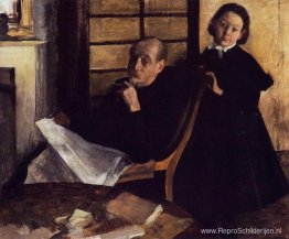 Henri De Gas en zijn nichtje, Lucie Degas Henri De Gas en zijn nichtje, Lucie Degas