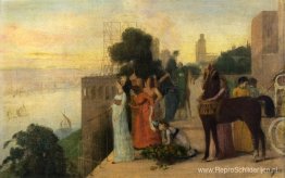 Semiramis bouwt een stad Semiramis bouwt een stad