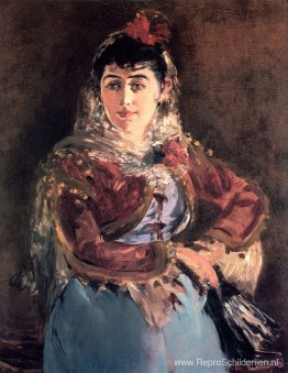 Portret van Emilie Ambre in de rol van Carmen Portret van Emilie Ambre in de rol van Carmen