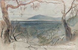 Een zicht op Santa Maura, Levkas, Ionische eilanden Een zicht op Santa Maura, Levkas, Ionische eilanden