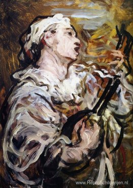 Pierrot met gitaar Pierrot met gitaar