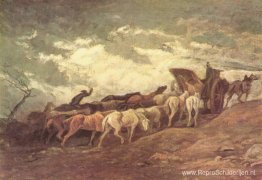 Paard getrokken Paard getrokken