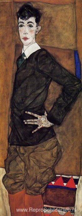 Portret van Erich Lederer Portret van Erich Lederer