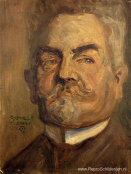 Portret van Leopold Czihaczek (hoofd van een bebaarde man I) Portret van Leopold Czihaczek (hoofd van een bebaarde man I)