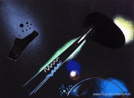 Kosmisch landschap 1934 Kosmisch landschap 1934