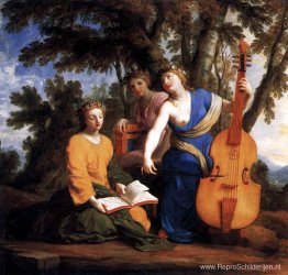 Melpomene, Erato en Polyhymnia Melpomene, Erato en Polyhymnia