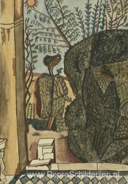 Entree van landhuis Entree van landhuis