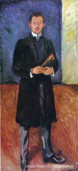 Zelfportret met penselen Zelfportret met penselen