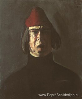 Zelfportret met rode Fez Zelfportret met rode Fez