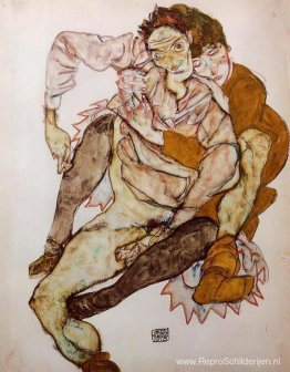Zittend koppel (Egon en Edith Schiele) Zittend koppel (Egon en Edith Schiele)