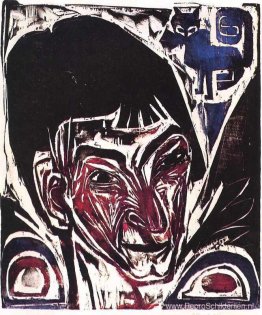 Portret van Otto Müller Portret van Otto Müller
