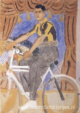 Fietser voor een decor door Sotiris Spatharis Fietser voor een decor door Sotiris Spatharis