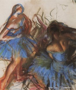 Blauwe ballerina's Blauwe ballerina's