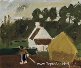 Maaiende vrouw Maaiende vrouw